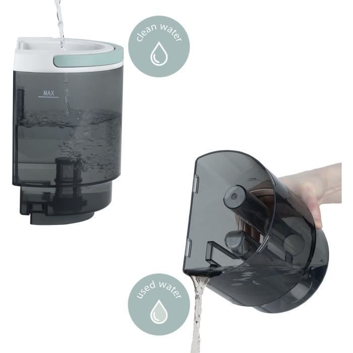 Nettoyeur textile eau chaude - HKoeNIG TWT88 - 1600 ml - 250 ml/min - 1200 W - Blanc