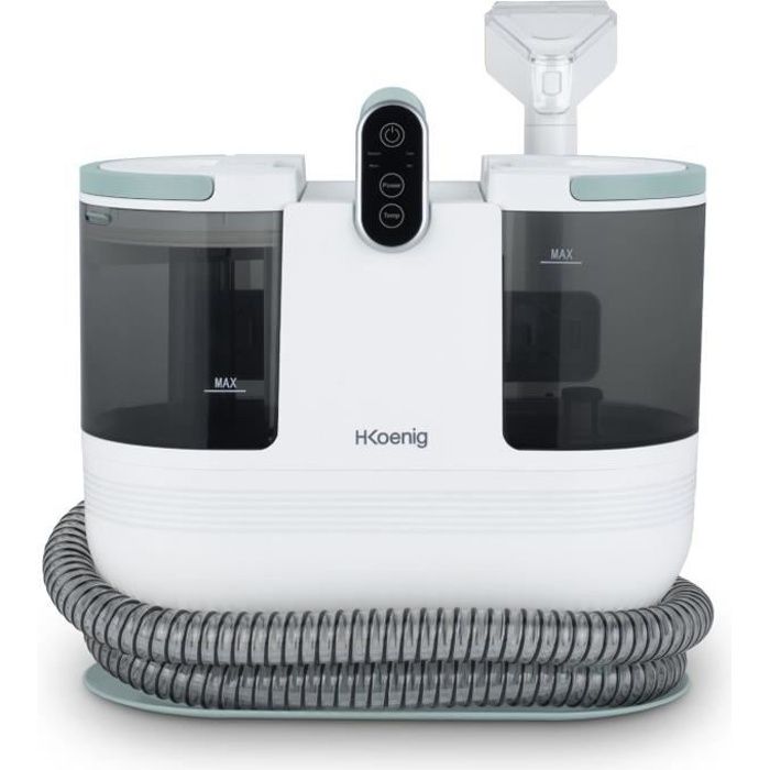 Nettoyeur textile eau chaude - HKoeNIG TWT88 - 1600 ml - 250 ml/min - 1200 W - Blanc