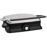 Grill électrique HKoeNIG - GR20 - Surface cuisson 29,7x23cm - Température réglable - 2000W - Inox