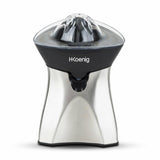 Presse-agrume Èlectrique - H.KoeNIG AGR60 - 2 cÙnes interchangeables - Bec verseur anti-goutte - Inox