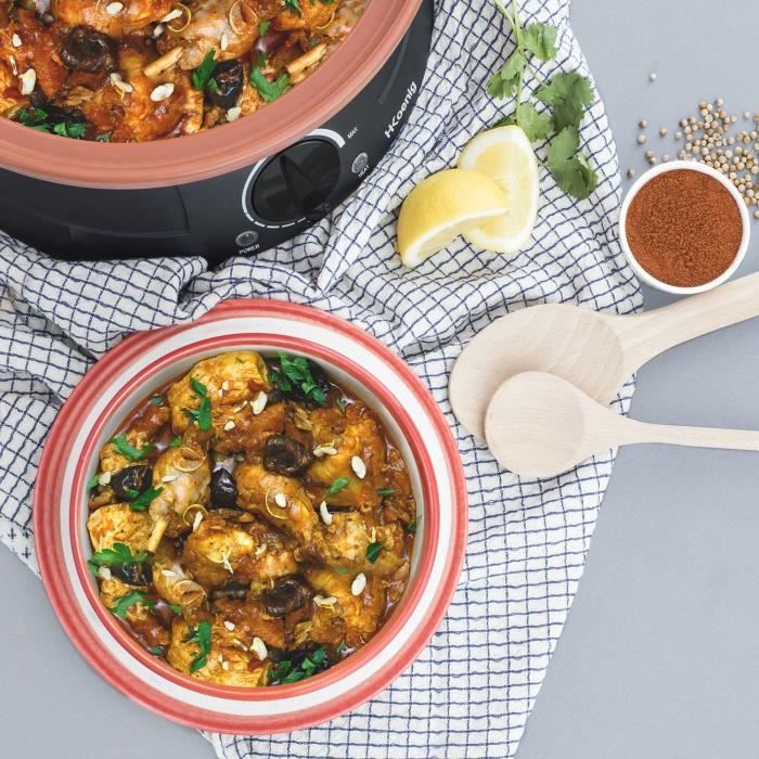 Tajine électrique HKoeNIG - TAJ3 - Capacité 3L - Température réglable - 300W