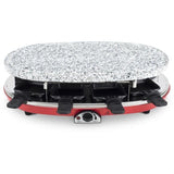 Appareil a raclette 4 en 1 HKoeNIG - RP418 - Juqu'a 8 personnes - 3 plaques interchangeables - Température réglable - 1500W