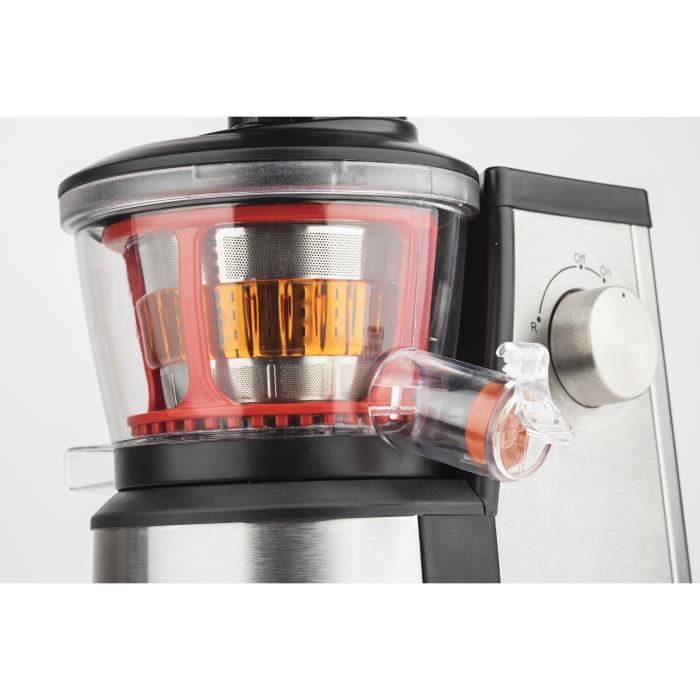 Extracteur de jus - HKoeNIG - GSX12 - 400 W - 1 L - Inox / Noir