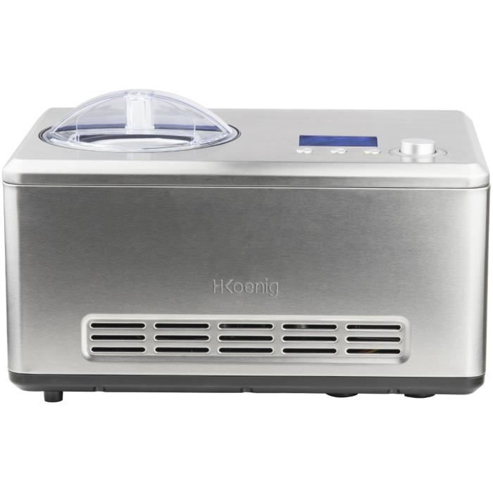 Turbine a glaces HKoeNIG - HF320 - Capacité 2L - Préparation rapide: 30 a 50min - 180W