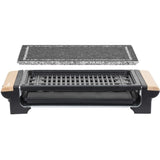 Grill Èlectrique 2 en 1 et Pierre a cuire - 8 personnes - H.KoeNIG RP320 - 1300 W