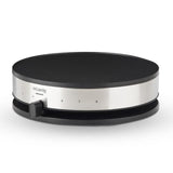 Crepiere HKoeNIG - KREP29 - Surface de cuisson 33cm - Revetement anti-adhésif - Température jusqu'a 230°C - 1300W - Bandeau Inox