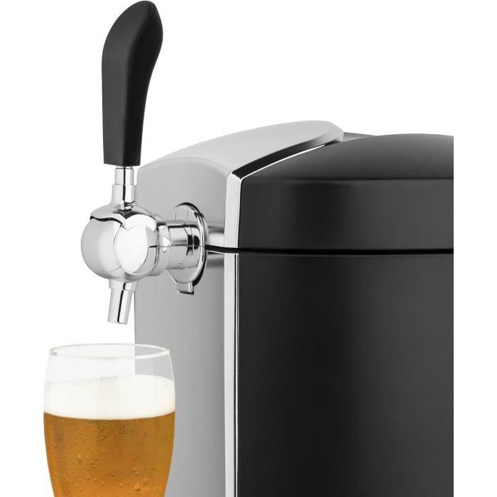 Tireuse a biere HKoeNIG - BW1778 - Capacité 5L - Température réglable 3°C a 6°C - Compatible tous fűts - Inox