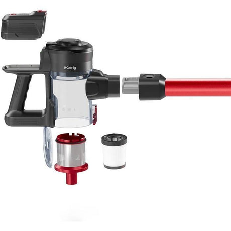 Aspirateur balai 2 en 1 sans fil PowerClean - H.KoeNIG - UP600 - 3 vitesses - Puissance 155W