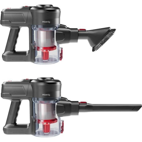 Aspirateur balai 2 en 1 sans fil PowerClean - H.KoeNIG - UP600 - 3 vitesses - Puissance 155W