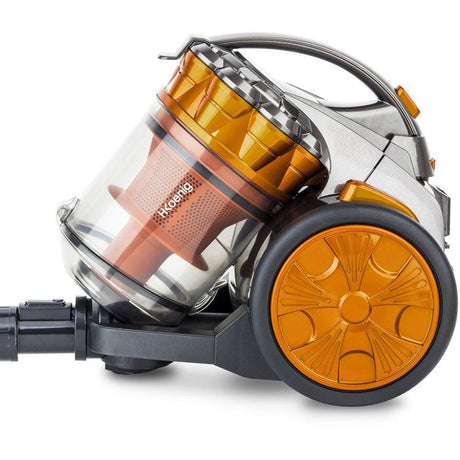 Aspirateur multicyclonique sans sac HKoeNIG STC60 Compact + - Tube télescopique en aluminium - Classe A