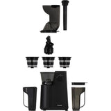 Extracteur de jus extra lent vitamin+ - HKoeNIG - GSX24 - 400 W - 1 L - Noir