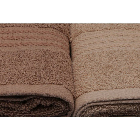 Ensemble de 4 serviettes a main - 50 x 90 cm - Creme