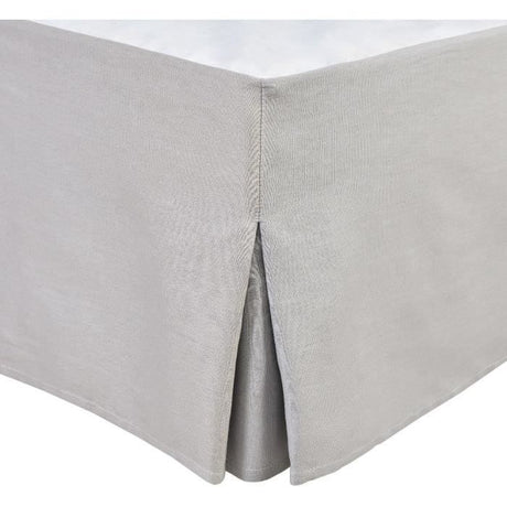Cache sommier - HOME LINGE PASSION - 140 x 190 cm + 30 cm - Gris clair