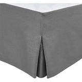 Cache sommier - HOME LINGE PASSION - 140 x 190 cm + 30 cm - Gris anthracite