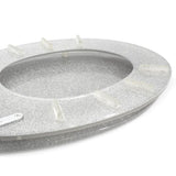 Abattant WC - GELCO DESIGN - Frein de chute magnétique - Gris pailleté