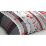 Parure de lit microfibre - HOME LINGE PASSION - SHIZUOKA  - Housse 140 x 200 cm + 1 taie d'oreiller 63 x 63 cm - Bleu