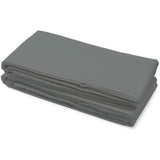 Drap plat - HOME LINGE PASSION - Microfibre 82 g - 180 x 290 cm - 1 personne - Anthracite