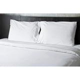 Lot de 2 taies d'oreiller - HOME LINGE PASSION - Microfibre 82 g - 50 x 70 cm - Blanc