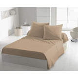 Lot de 2 taies d'oreiller - HOME LINGE PASSION - Microfibre 82 g - 63 x 63 cm - Beige