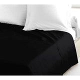 Drap plat - HOME LINGE PASSION - HP72094 - Microfibre 82 g - 180 x 290 cm - Noir