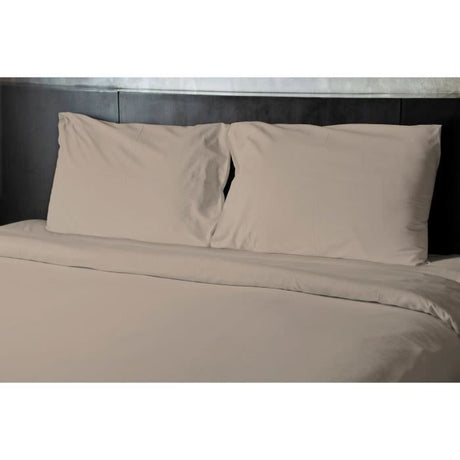 Drap plat - HOME LINGE PASSION - HP72104 - Microfibre 82 g - 180 x 290 cm - Beige