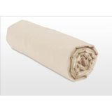 Drap housse - HOME LINGE PASSION - HP72116 - Microfibre 82 g - 90 x 190 cm - Bonnet 30 cm - Beige ivoire
