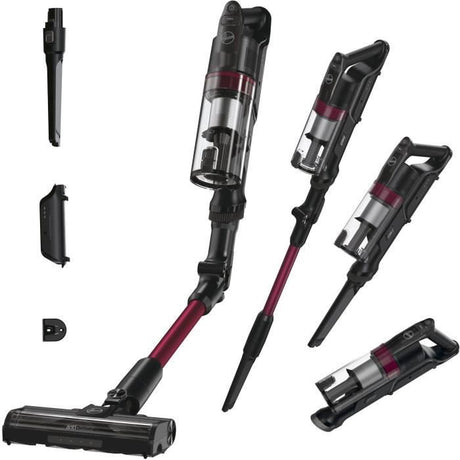 Hoover HF1 Plus Flex - Aspirateur Balai sans Fil avec Tube Flexible HF1P10HX - Léger & Puissant - Turbo Mode - Brosse Anti-Twist LED