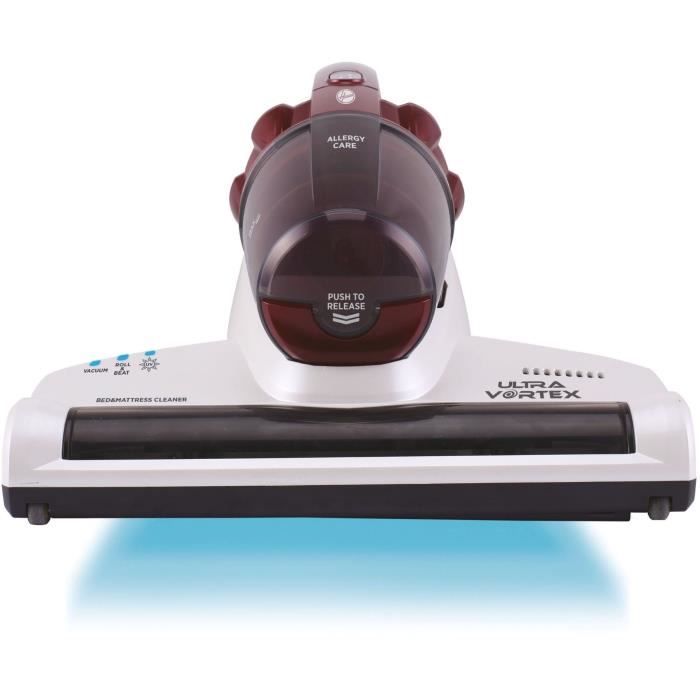 Aspirateur Matelas et Textiles Ultra Vortex - HOOVER MBC500UV - 500 W - 0,3 L - Animaux Allergies - Lampe UV-C antibactÈrien