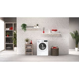 Lave-linge hublot HOOVER H-WASH 500 HW 28AM/1-S - 8 kg - Induction - 1200 trs/min - Classe A - Connecté - Vapeur - Blanc