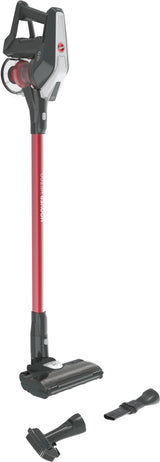Aspirateur balai sans fil - HOOVER HF322TH - Puissance 22 V - Autonomie 40 min - Réservoir 0,7 L - Noir/Rouge