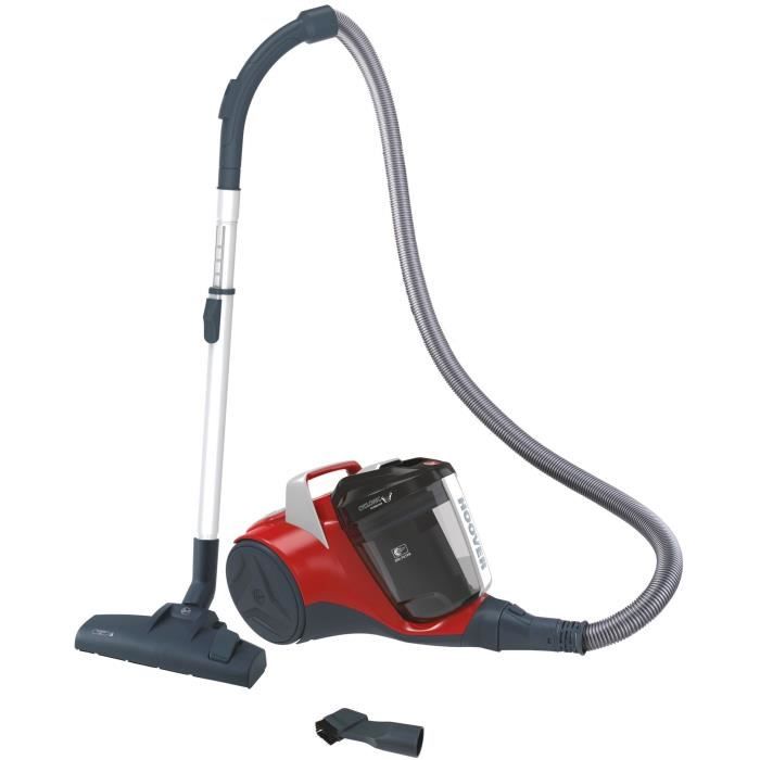 HOOVER BR25HM - Aspirateur Traineau sans sac - Technologie cyclonique - Grande capacité - Puissance 700 watts - Rayon d'action 8 m