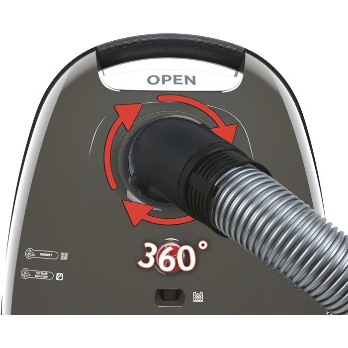 HOOVER TXL21PET - Aspirateur Traineau avec sac - Puissance 700 W - Filtre EPA12 - Ultra-Maniable - Variateur intégré