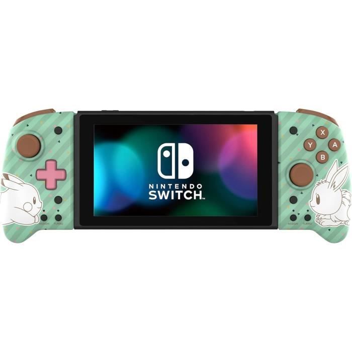 Manette de jeu - Nintendo Switch - Pokémon - Filaire - Vert/Blanc - Split Pad Pro - Boutons arriere - Turbo - Hori