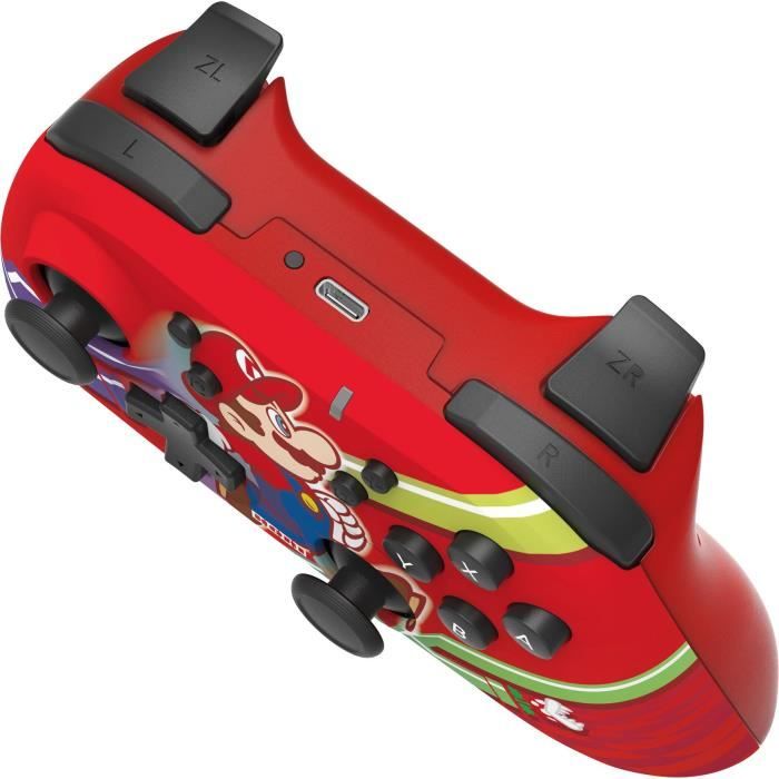 Gamepad - Hori - Horipad - Sans fil - Rouge - Autonomie 15h