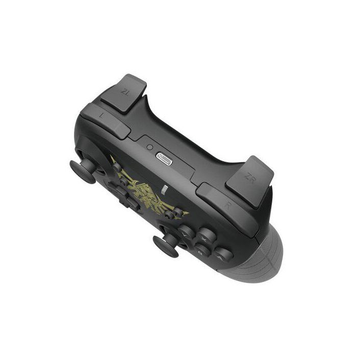 Manette de jeu - Nintendo Switch - The Legend of Zelda - Sans fil - Noir - Horipad - Autonomie 15 h - Hori