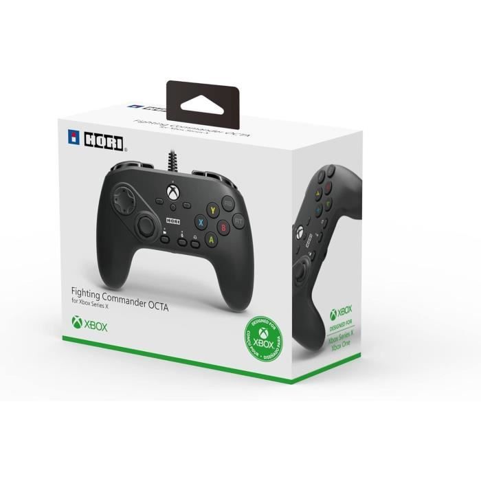 Manette de jeu - PC et Xbox Series X|S - HORI - Fighting Commander Octa - Filaire - Noir