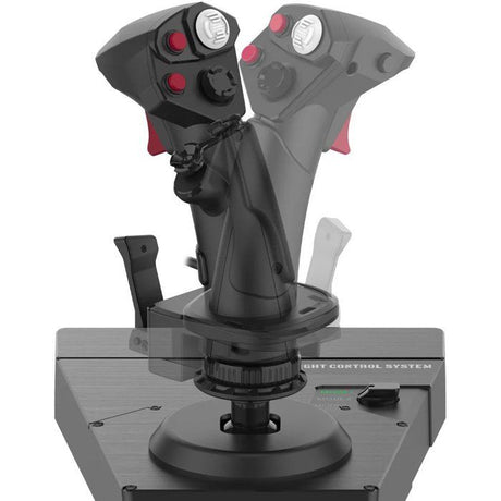 Systeme de vol et support Hotas pour PC - Hori - Double manette fontion de gouvernail - 200 fonctions configurables - Noir