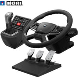 Volant avec boîte de vitesses et pédales - HORI - PC - Inclus Truck Simulator 2 et American Truck Simulator