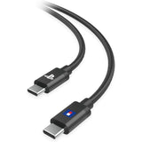 Câble de charge USB-C a USB-C - Hori - PlayStation pour manette DualSense et DualSense Edge PS5 - Longueur 3 m - Noir