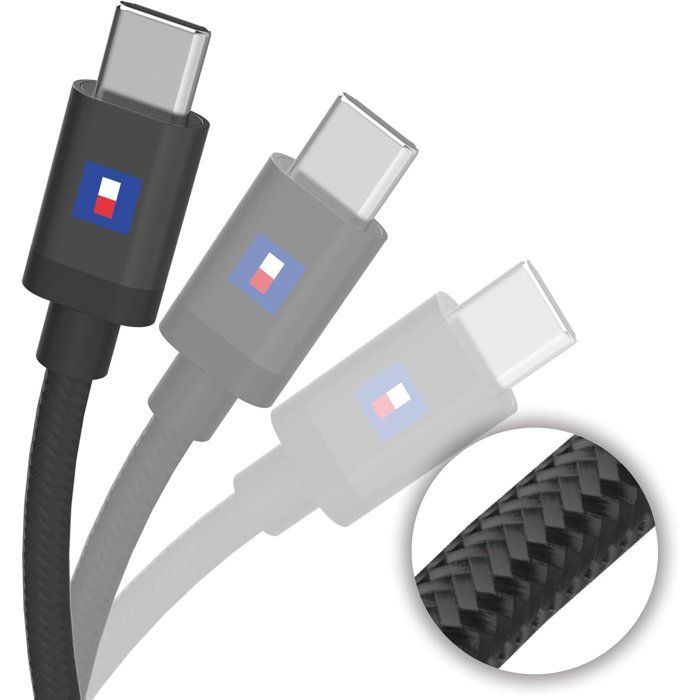 Câble de charge USB-C a USB-C - Hori - PlayStation pour manette DualSense et DualSense Edge PS5 - Longueur 3 m - Noir