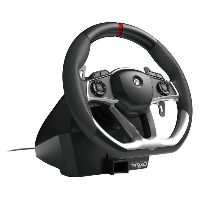 Volant de course - HORI - Xbox - Force Feedback Racing Wheel DLX avec pédales pour Xbox Series X/S - Noir