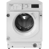 Lave-linge hublot encastrable HOTPOINT BIWMHG81485EU - 8 kg - Induction - L60cm - 1400 trs/min - Classe B