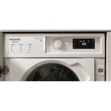 Lave-linge hublot encastrable HOTPOINT BIWMHG81485EU - 8 kg - Induction - L60cm - 1400 trs/min - Classe B