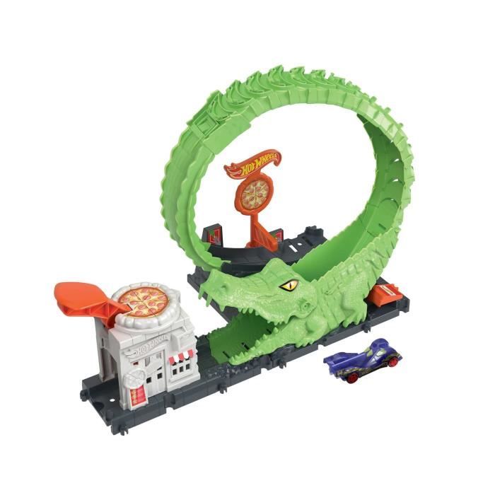 Voiture - Hot Wheels - Looping Attaque de l'Alligator - 1 voiture incluse - Multicolore - 3 ans