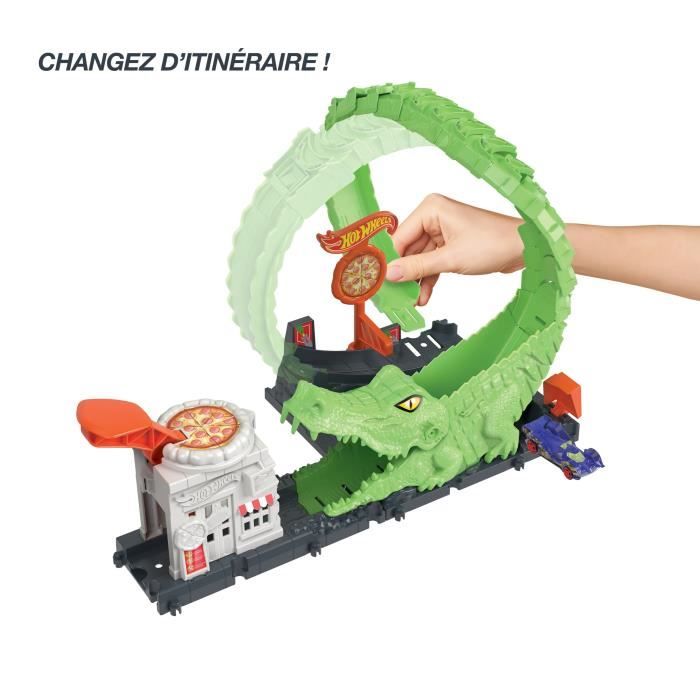 Voiture - Hot Wheels - Looping Attaque de l'Alligator - 1 voiture incluse - Multicolore - 3 ans