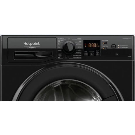 Lave-linge hublot HOTPOINT NS11469FBKFR -  11 kg - Induction - L60cm - 1400 trs/min - Classe A - Noir