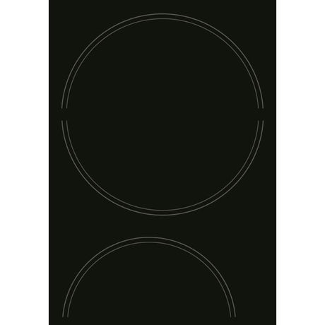 Table de cuisson vitrocéramique - HOTPOINT - HR631C - 4 foyers - 60 cm - Noir