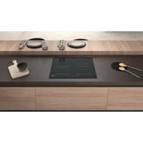 Table de cuisson induction - HOTPOINT - 4 foyers - L60 cm - HQ5660SNE - 7200 W - Revetement verre noir