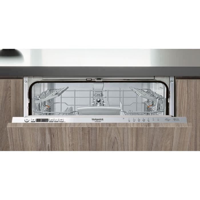 Lave-vaisselle tout encastrable HOTPOINT HI5030W - 14 couverts - Induction - 43dB