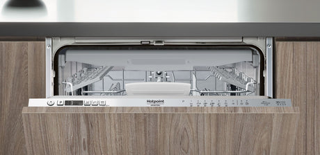 Lave-vaisselle tout encastrable HOTPOINT HI5030WEF - 14 couverts - Induction - L60cm - 43 dB - tiroir a couverts